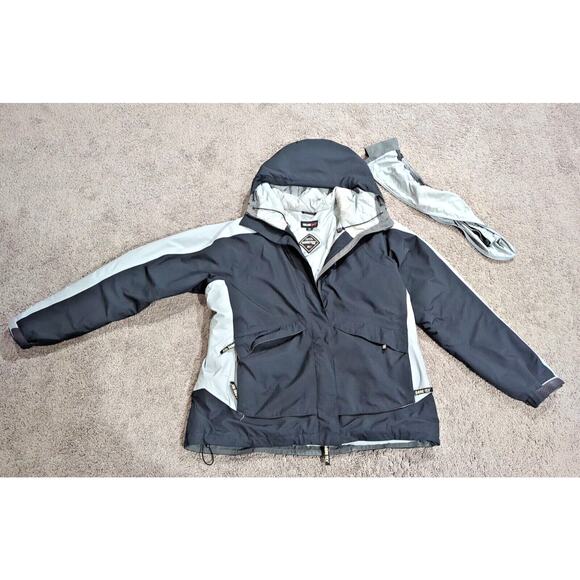 GSX XL Jacket Black Gray Full Zip With Gore-Tex Hooded fast shipping BMX outdoor - Picture 1 of 8